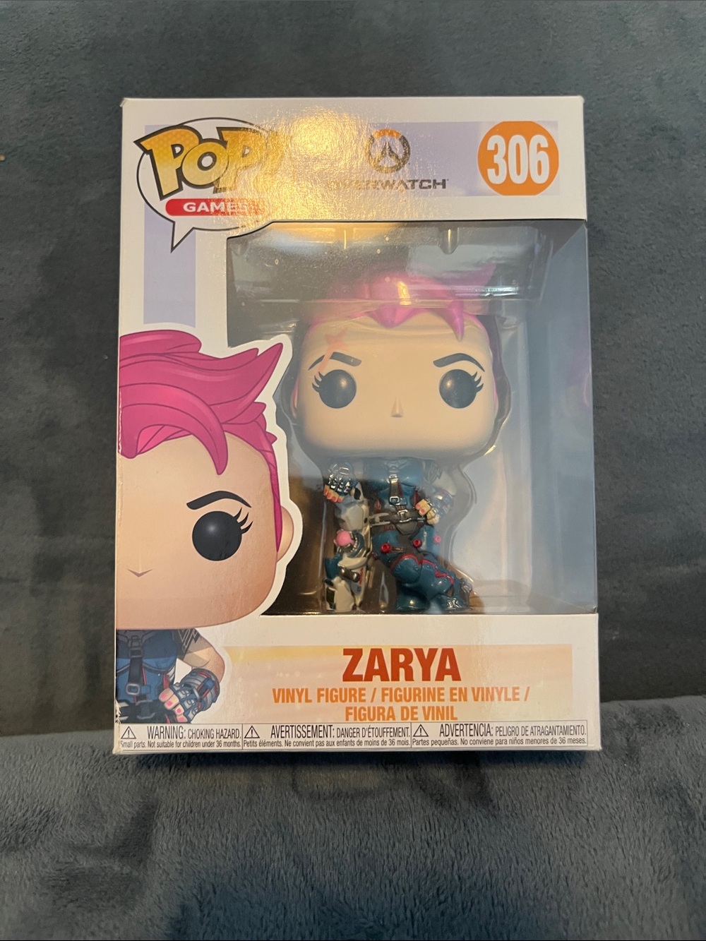 Funko Pop! Zarya Vinyl Figure - Pink, Blue